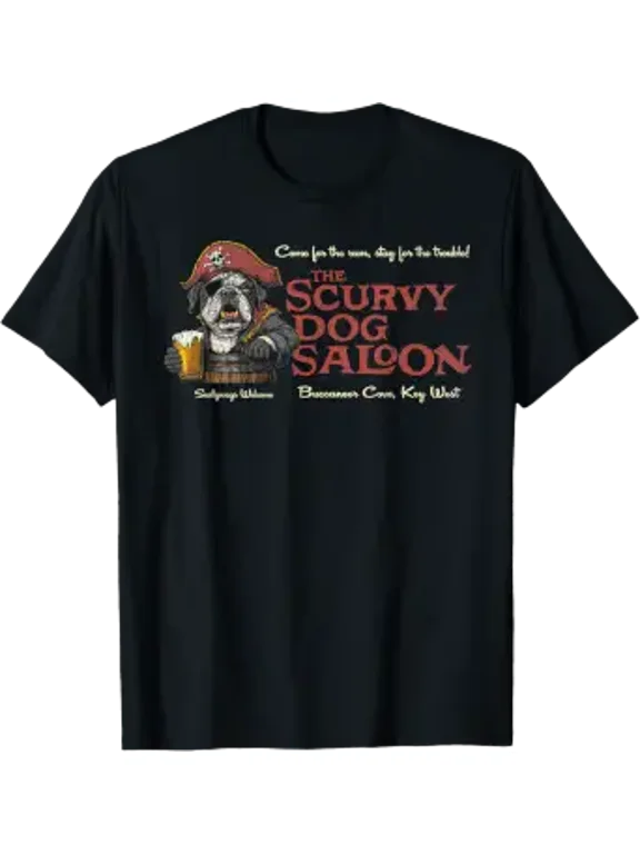 The Scurvy Dog Dive Saloon Pub Apparel T-Shirt