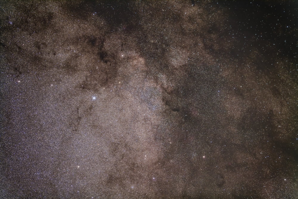 The Scutum star cloud in the northern summer Milky Way Canvas Art - Alan DyerStocktrek Images (18 x 12)