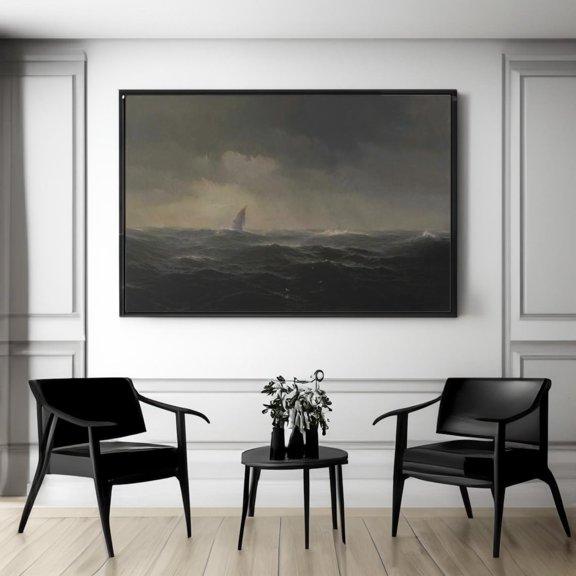 The Sea 1870 Ship Seascape Museum Wall Art Print Unframed Paper Print