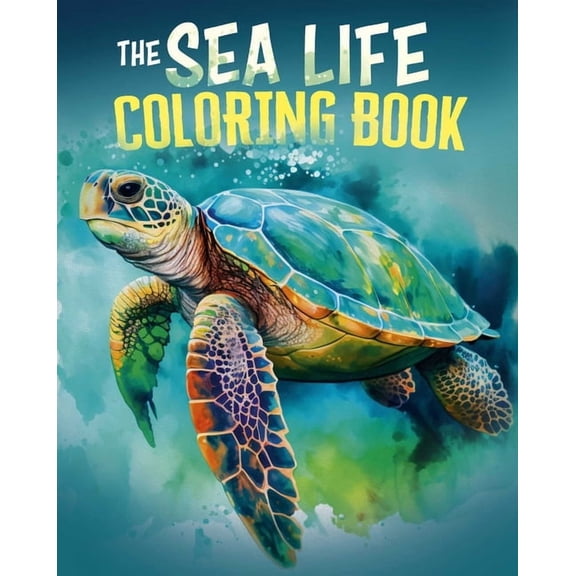 Sirius Creative Coloring The Sea Life Coloring Book: Over 45 Images to Colour, (Paperback)
