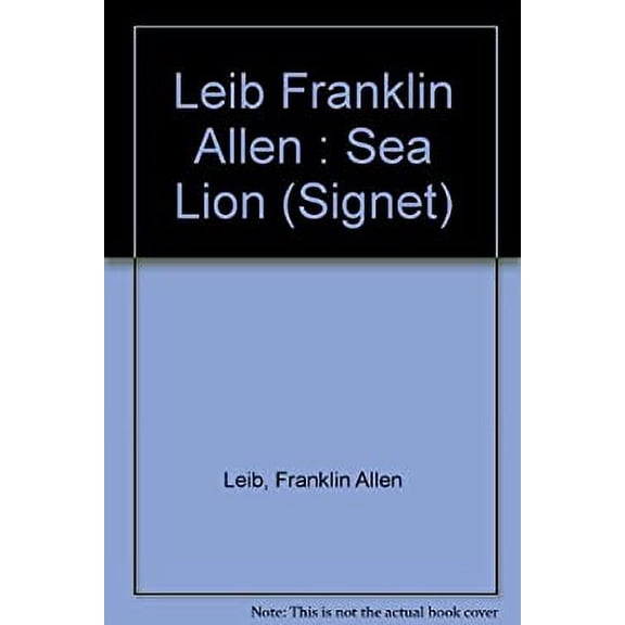 Pre-Owned The Sea Lion (Unknown) 0451169689 9780451169686