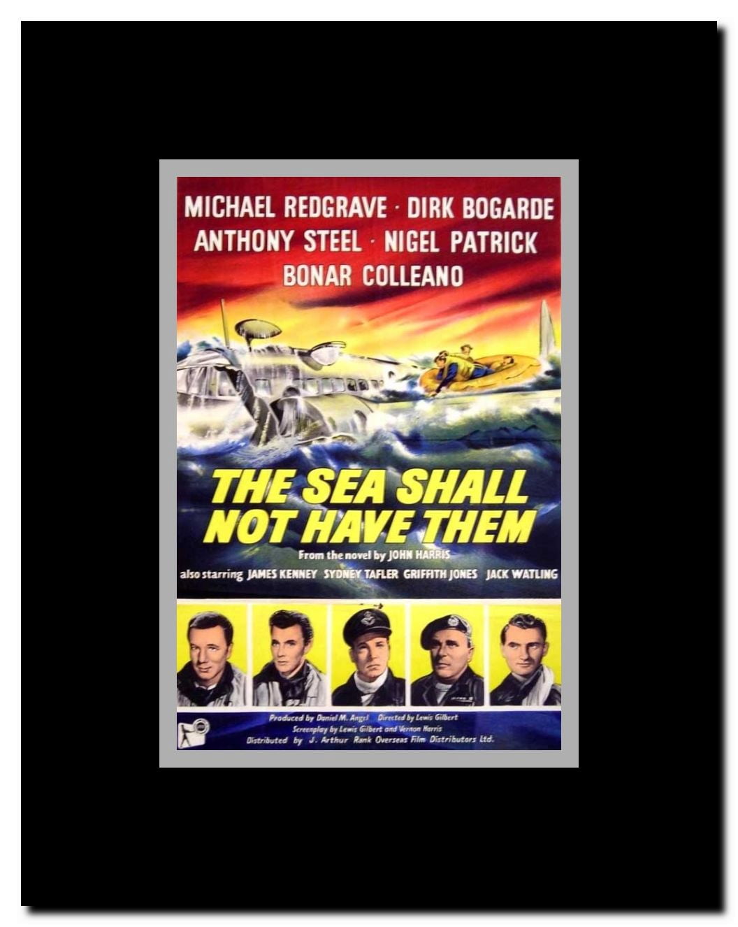 The Sea Shall Not Have Them Framed Movie Poster