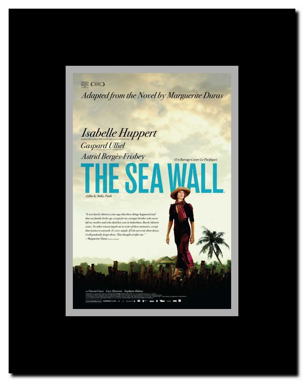 The Sea Wall Framed Movie Poster
