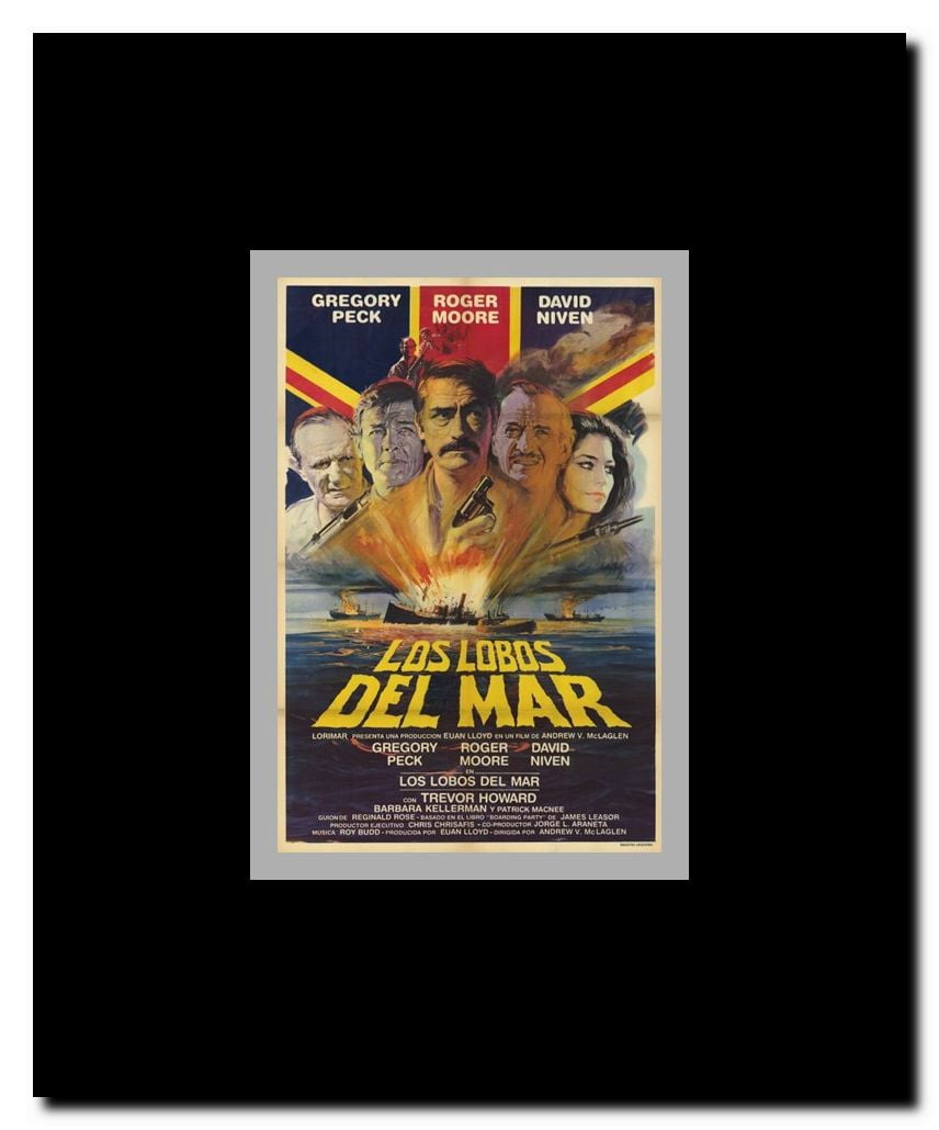 The Sea Wolves Framed Movie Poster