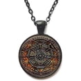 thumbnail image 1 of The Seal of The Seven Archangels and Olympic Spirits Necklace Glass Photo Necklace, 1 of 1