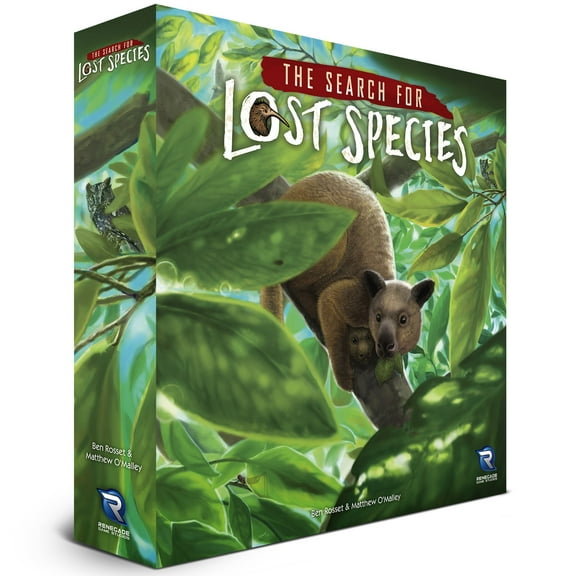 The Search for Lost Species - Board Game, Renegade Games Original, Deduction Strategy Logic Animal Game, Ages 13+, 1-4 Players, 60-75 min