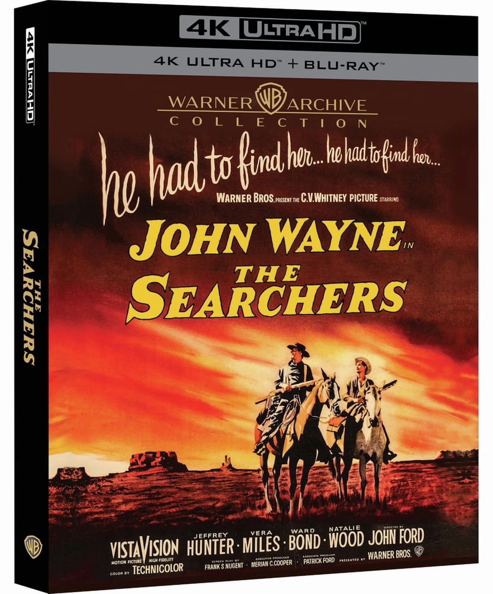 Warner Bros, The Searchers [ULTRA HD], Landmark Western Classic