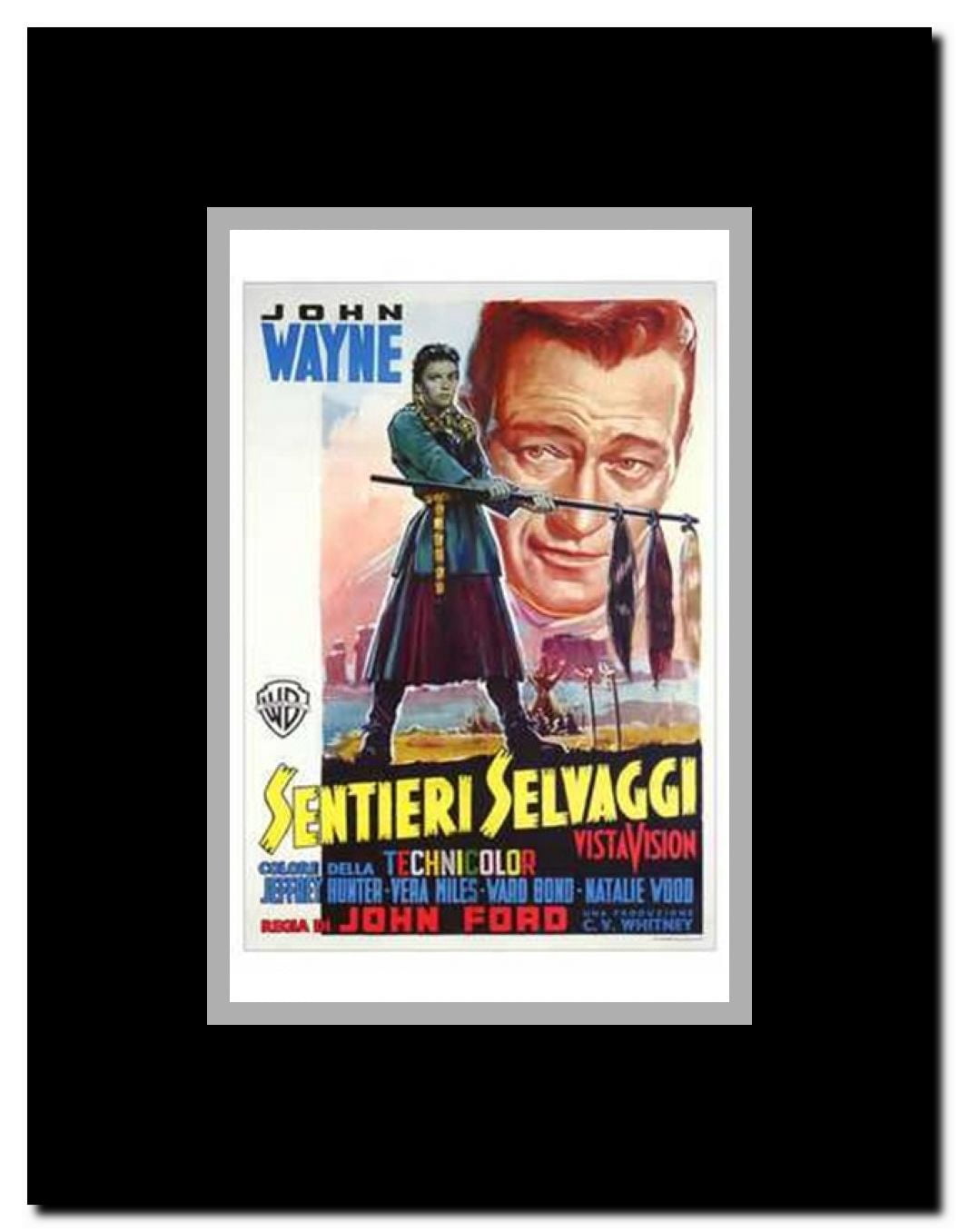 The Searchers Framed Movie Poster