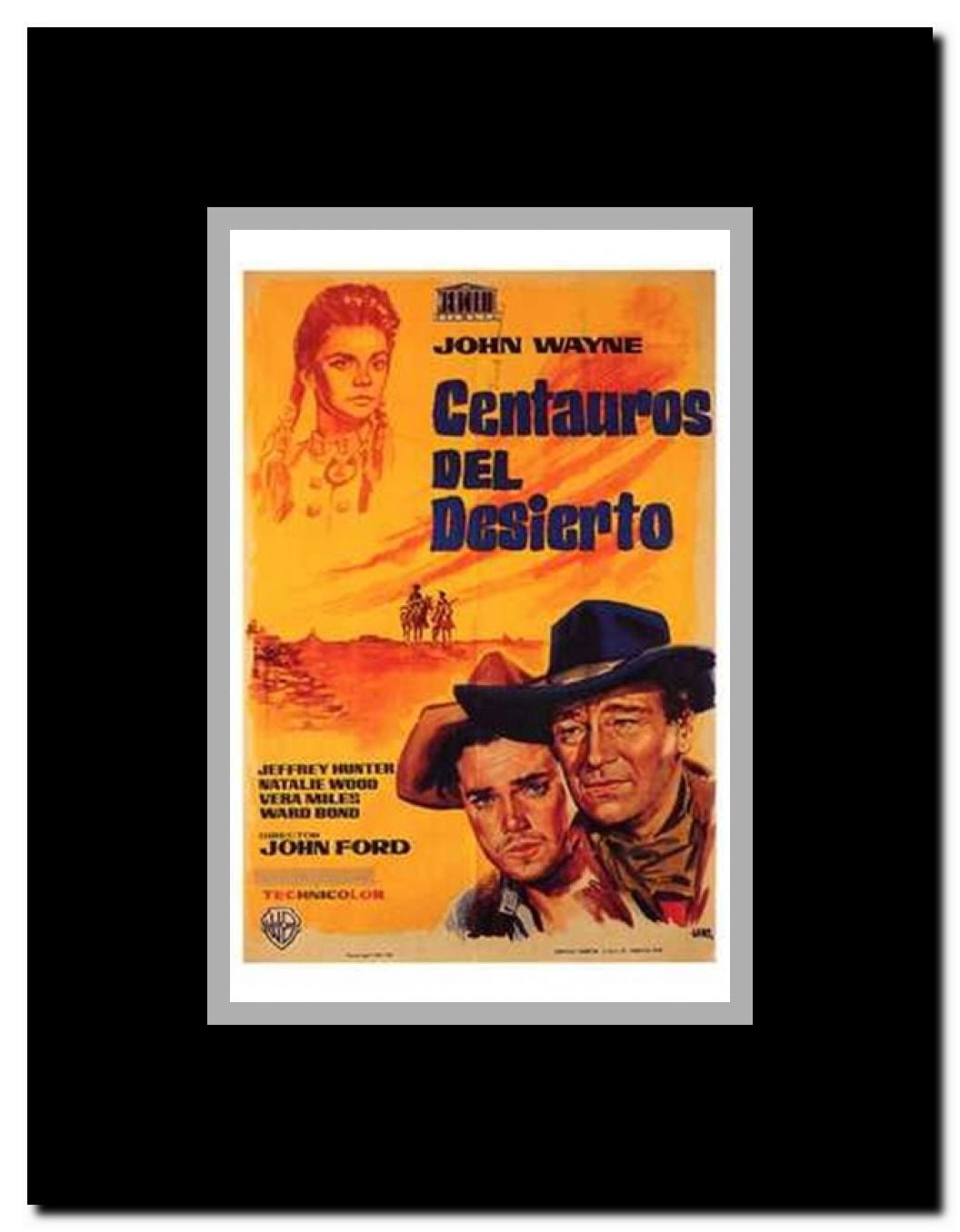 The Searchers Framed Movie Poster