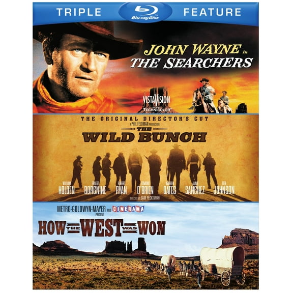 The Searchers / The Wild Bunch / How The West Was Won (Blu-ray)