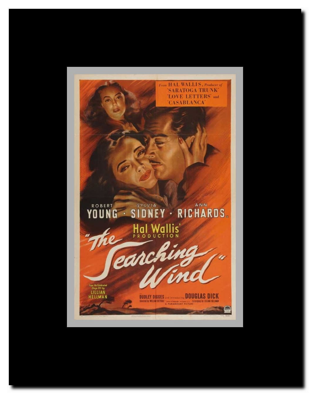 The Searching Wind Framed Movie Poster