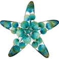 thumbnail image 1 of The Seashell Company Metal & Capiz Starfish Wall D√©cor in Discs, Wall Art Decoration, 19", 1 of 1