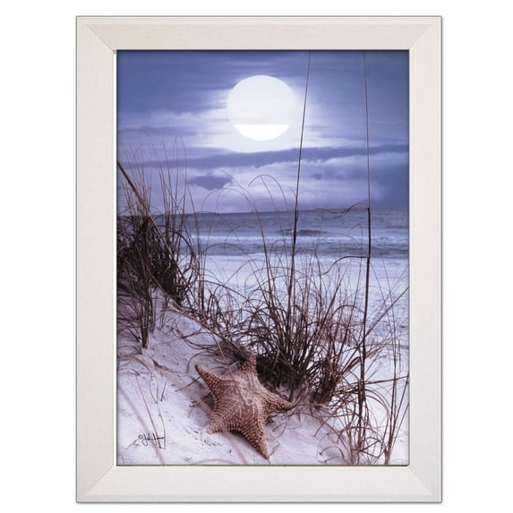The Seashore By John Jones Printed Framed Wall Art Wood Multi-Color