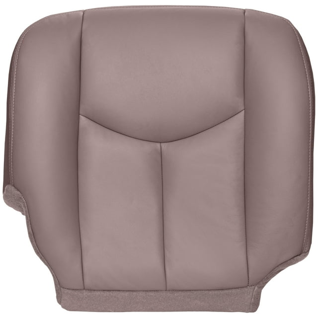The Seat Shop Silverado Passenger Bottom OEM Fit Leather Seat Cover, Tan