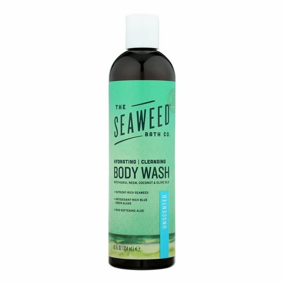 The Seaweed Bath Hydrating & Cleansing Body Wash, Unscented, 12 oz, 6-Pack