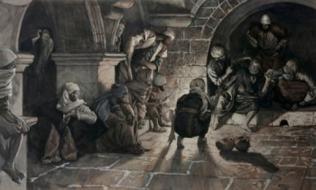 The Second Denial of Peter James Tissot (1836-1902French) Canvas Art - James Tissot (18 x 24)