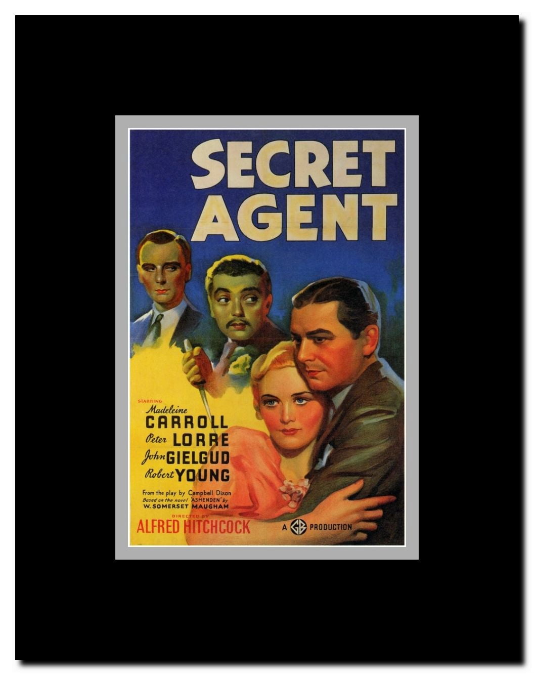 The Secret Agent Framed Movie Poster