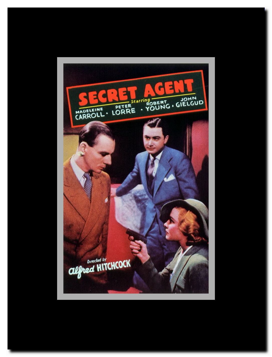 The Secret Agent Framed Movie Poster