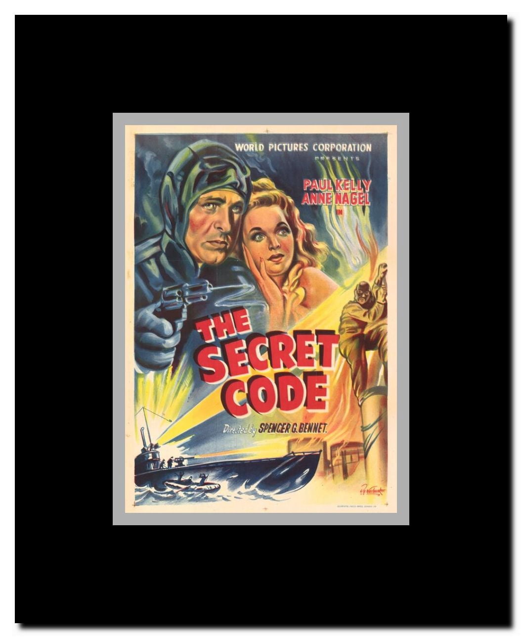 The Secret Code Framed Movie Poster