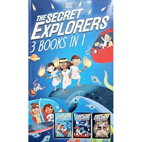Pre-Owned The Secret Explorers 3 Books in 1 Paperback
