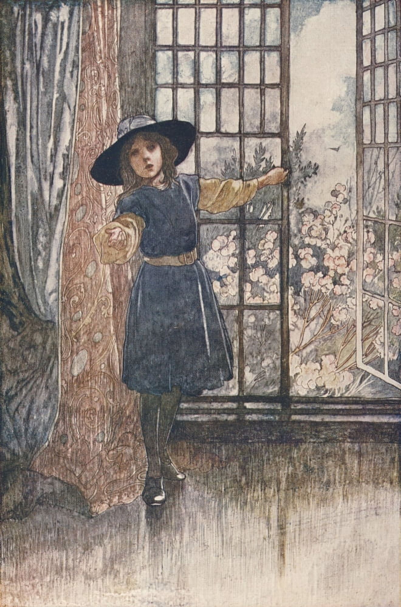 The Secret Garden 1911 Thats fresh air Canvas Art - Charles Robinson (18 x 24)