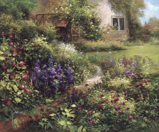 The Secret Garden Canvas Art - Gabriela (20 x 24)