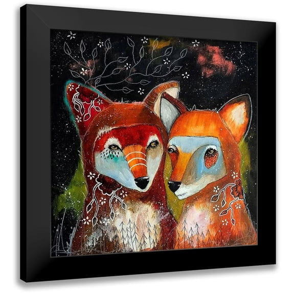 The Secret Hermit 15x15 Black Modern Framed Museum Art Print Titled - Home Is Wherever You Are