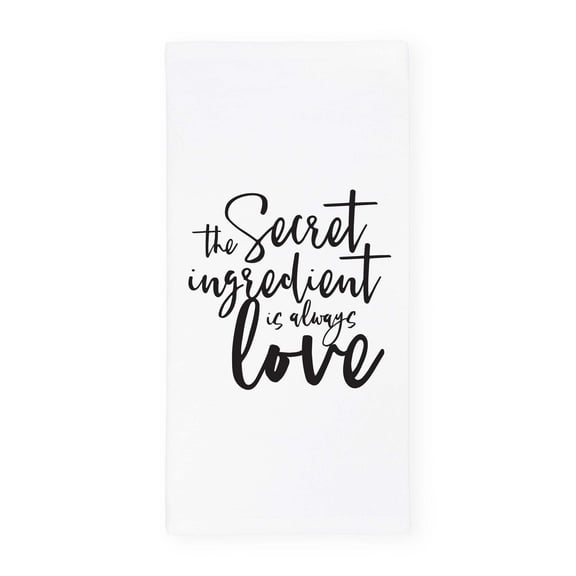 The Secret Ingredient Is Always Love Kitchen Tea Towel