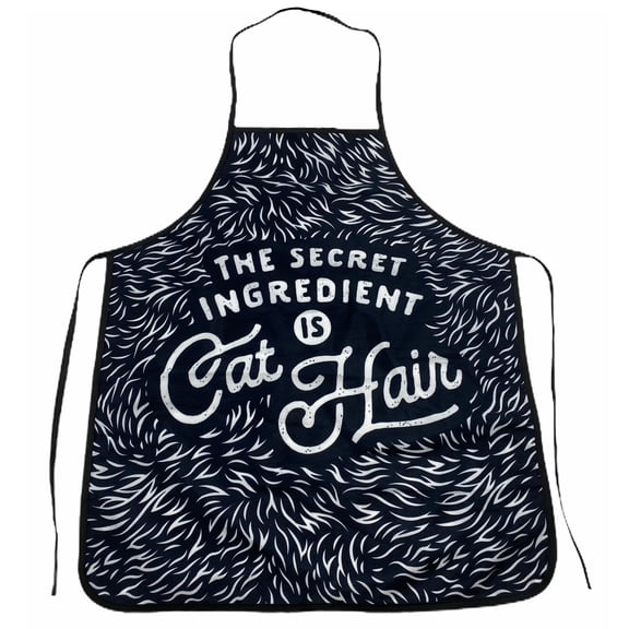 The Secret Ingredient Is Cat Hair Funny Pet Kitten Animal Lover Graphic Kitchen Accessories