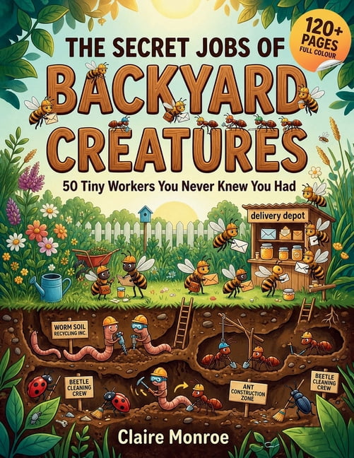 The Secret Jobs of Backyard Creatures: 50 Tiny Workers You Never Knew You Had, (Paperback)