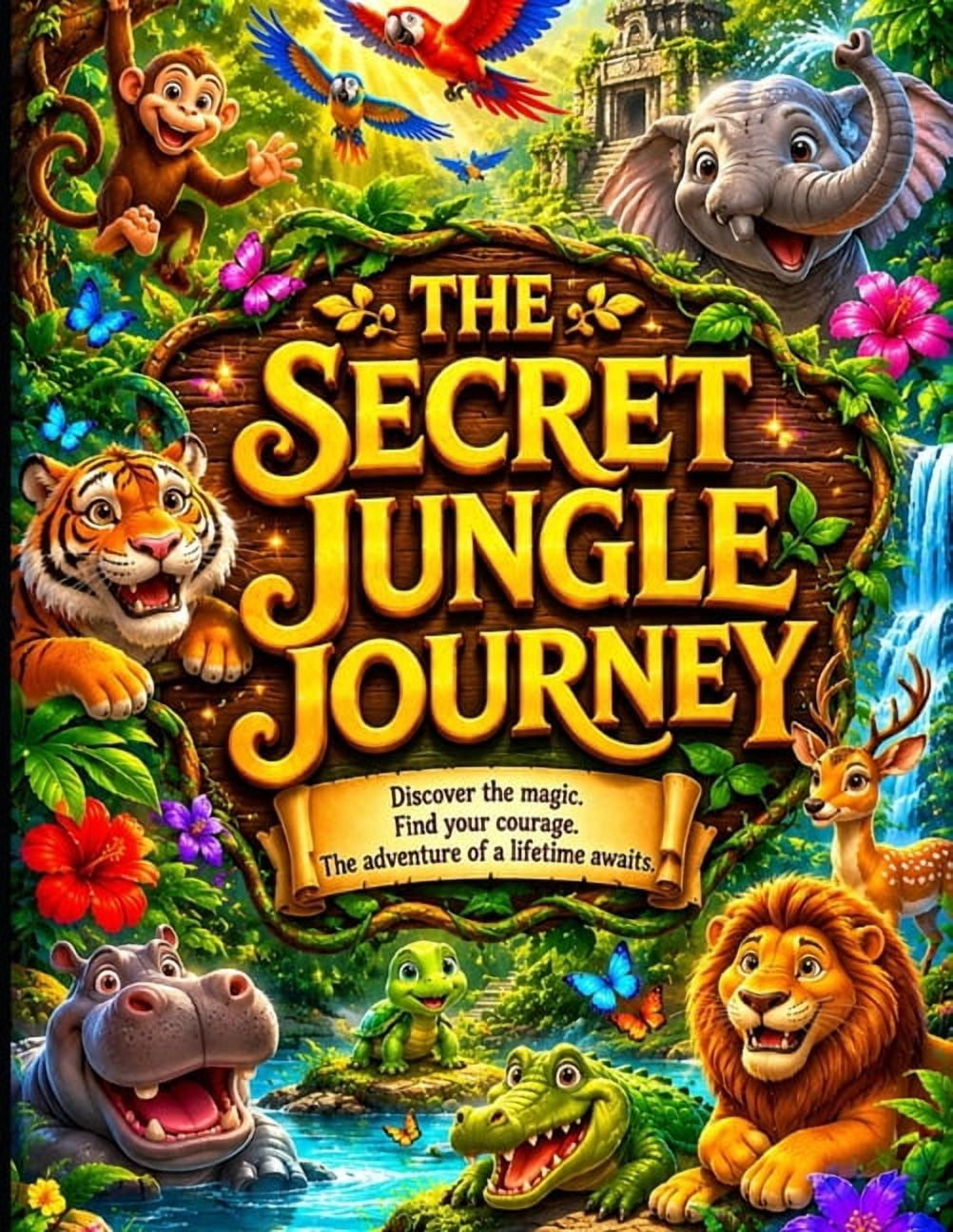 The Secret Jungle Journey: A Magical Adventure of Friendship, Courage, and Discovery for Kids, (Paperback)