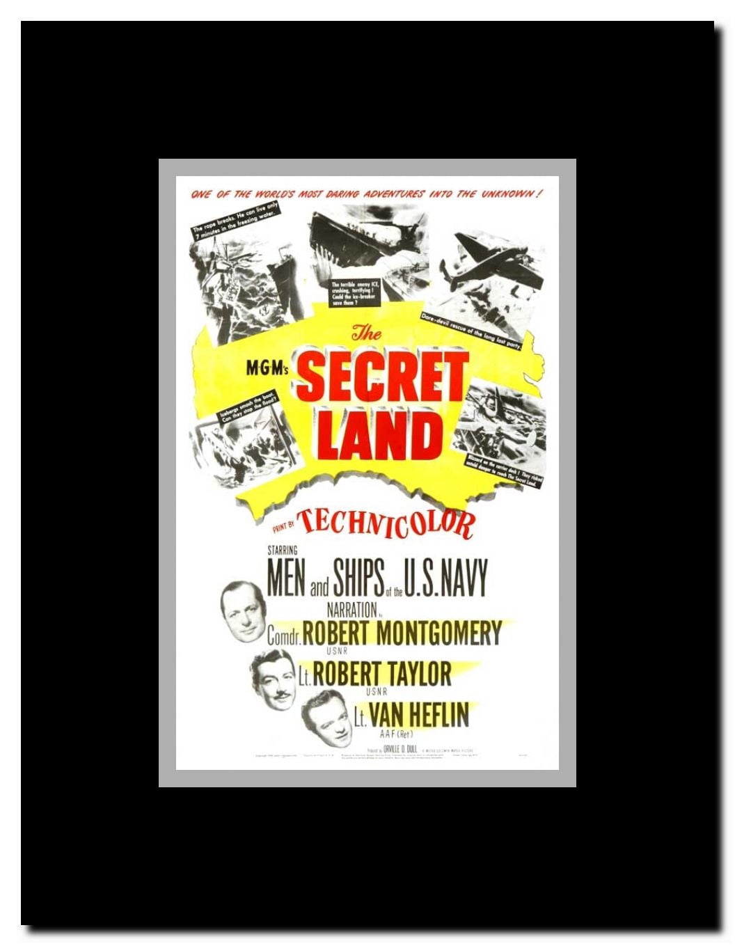 The Secret Land Framed Movie Poster