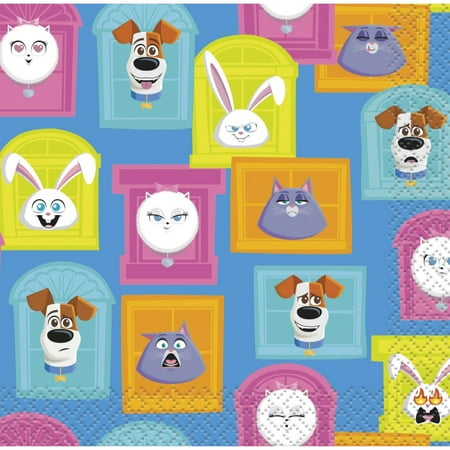The Secret Life of Pets 2 Beverage Napkins [16 per Pack]
