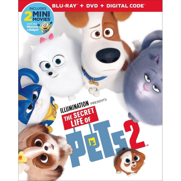 The Secret Life of Pets 2 (DVD + Digital) [Blu-ray]