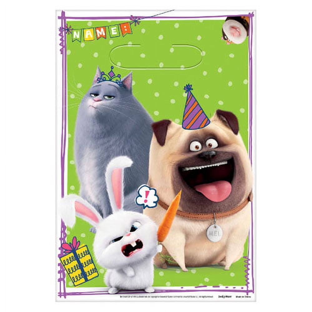 The Secret Life of Pets 2 Favor Bags (8ct) - Walmart.com
