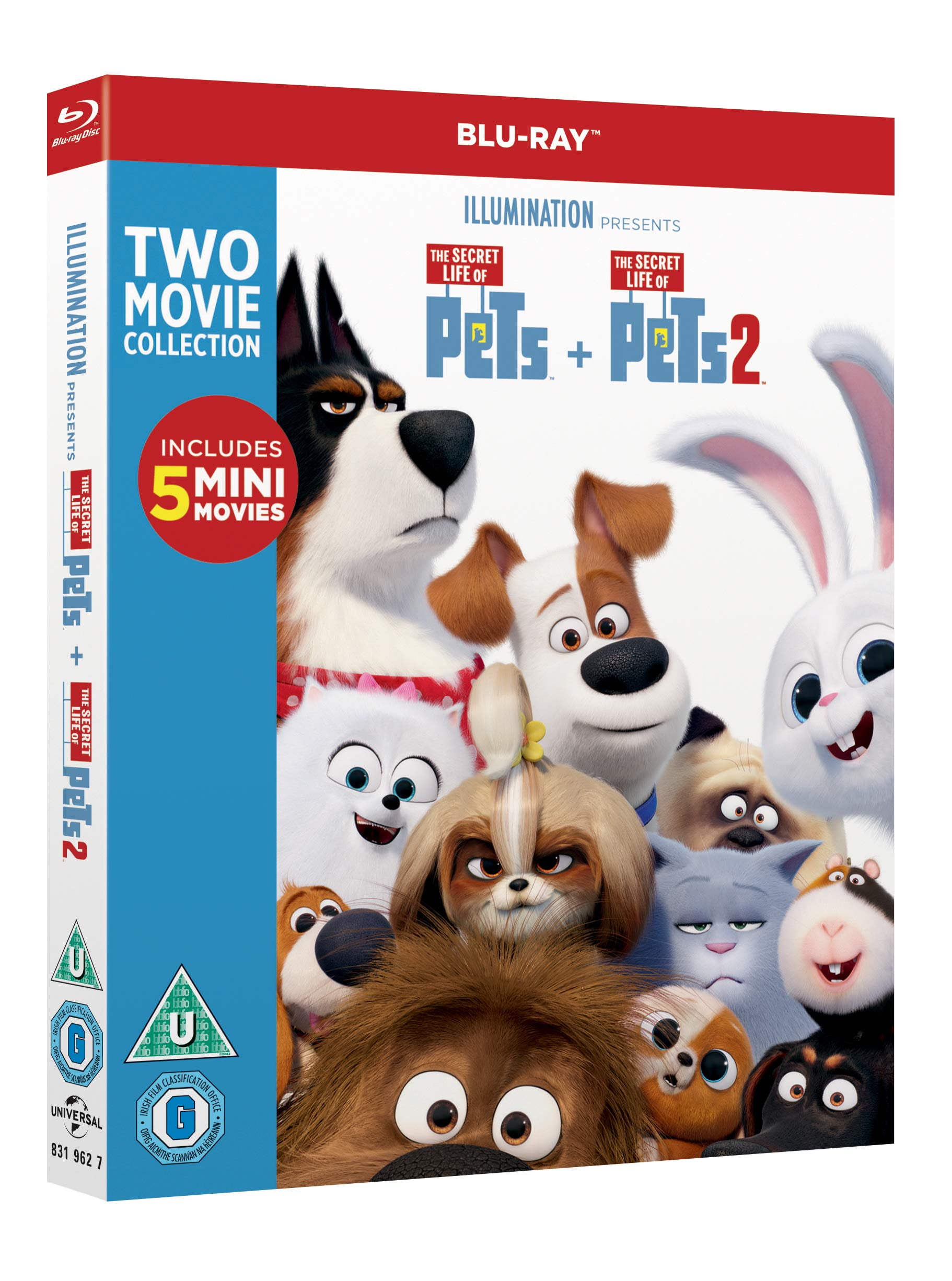 The Secret Life of Pets 2 Movie Collection Blu-ray Region Free ...