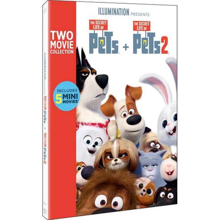 The Secret Life of Pets 2-Movie Collection DVD, Family Animated