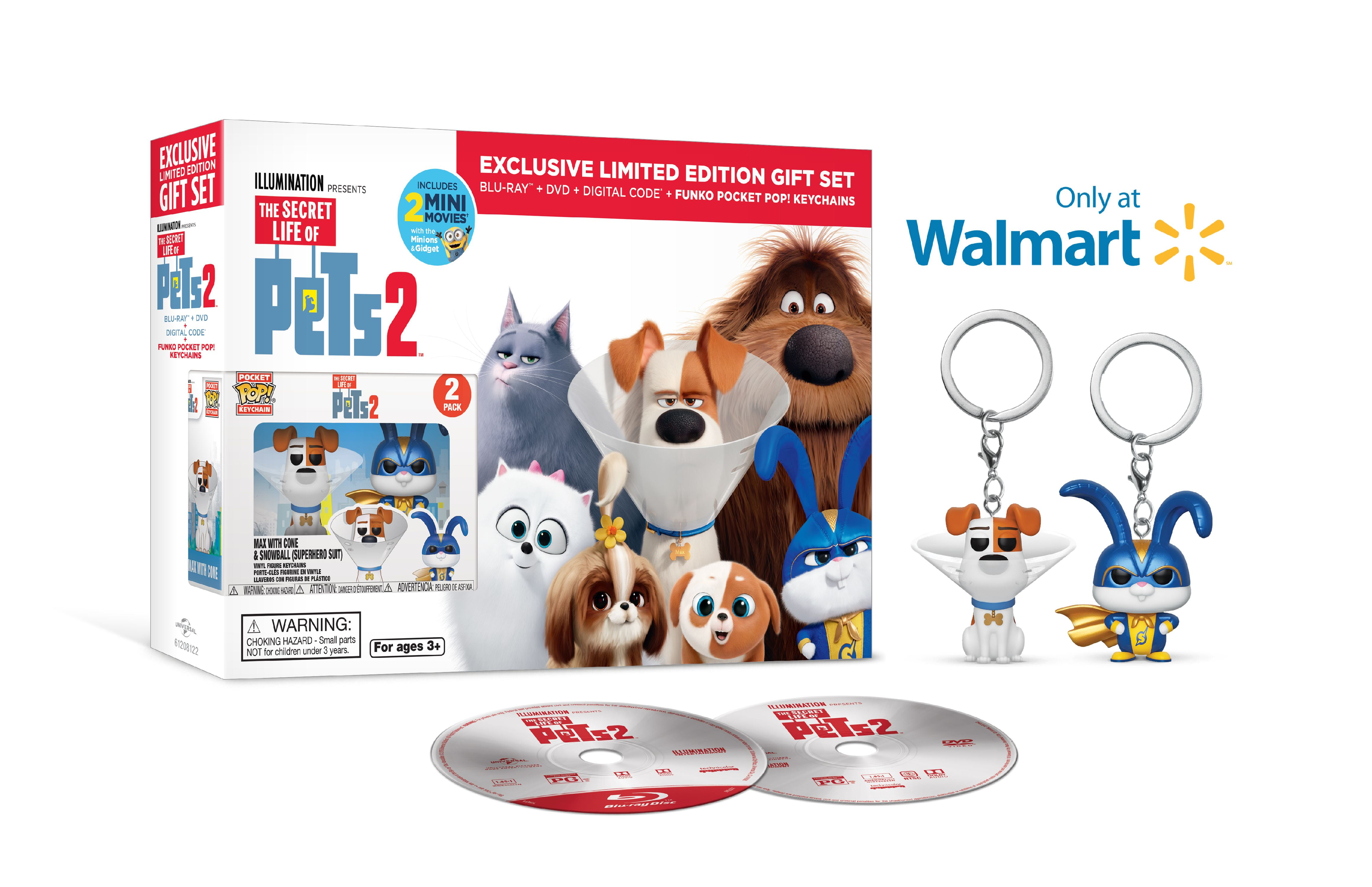 UNIVERSAL STUDIOS The Secret Life of Pets 2 (with FUNKO Pop Keychains) [Blu-ray]