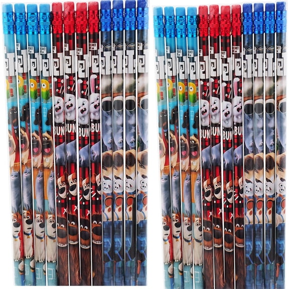 The Secret Life of Pets 24 Wood Pencils Pack