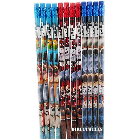 The Secret Life of Pets 24 Wood Pencils Pack