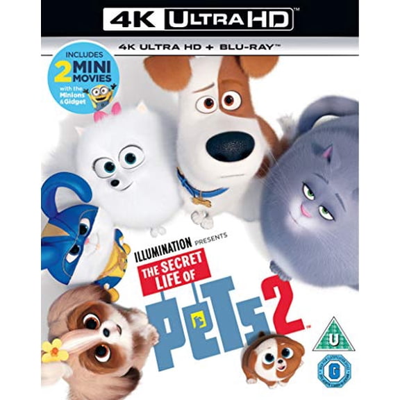 The Secret Life of Pets 2 (4K Ultra HD) Patton Oswalt Kevin Hart Harrison Ford Eric Stonestreet