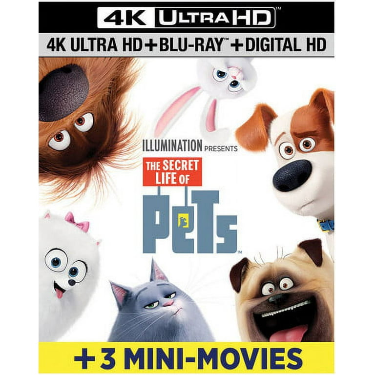 The Secret Life of Pets 4K Ultra HD Blu ray Walmart