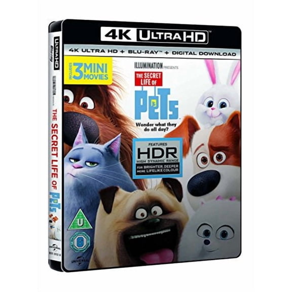The Secret Life of Pets (4K Ultra HD) Kevin Hart Ellie Kemper Jenny Slate Lake Bell