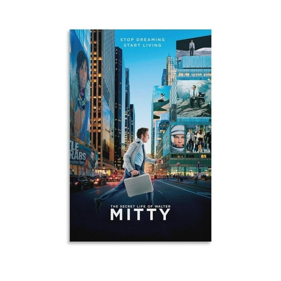 The Secret Life of Walter Mitty Movie Poster Print Photo Art Painting Canvas Poster Home Decorative Bedroom Modern Decor Posters