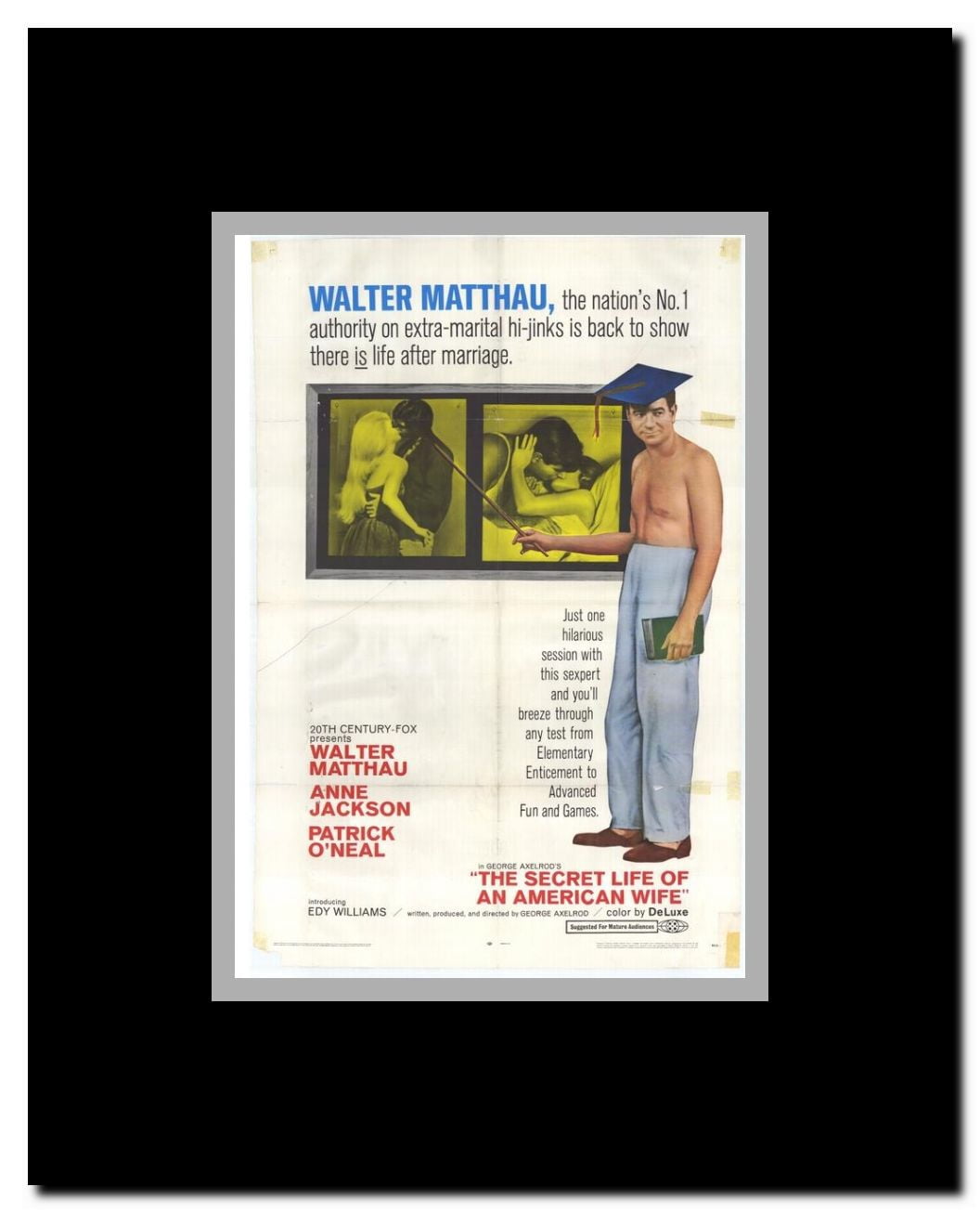 The Secret Life of an American Wife Framed Movie Poster