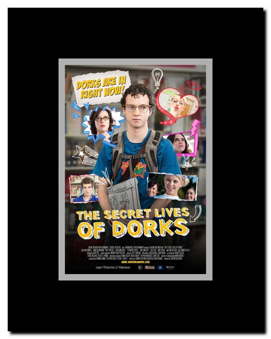 The Secret Lives of Dorks Framed Movie Poster
