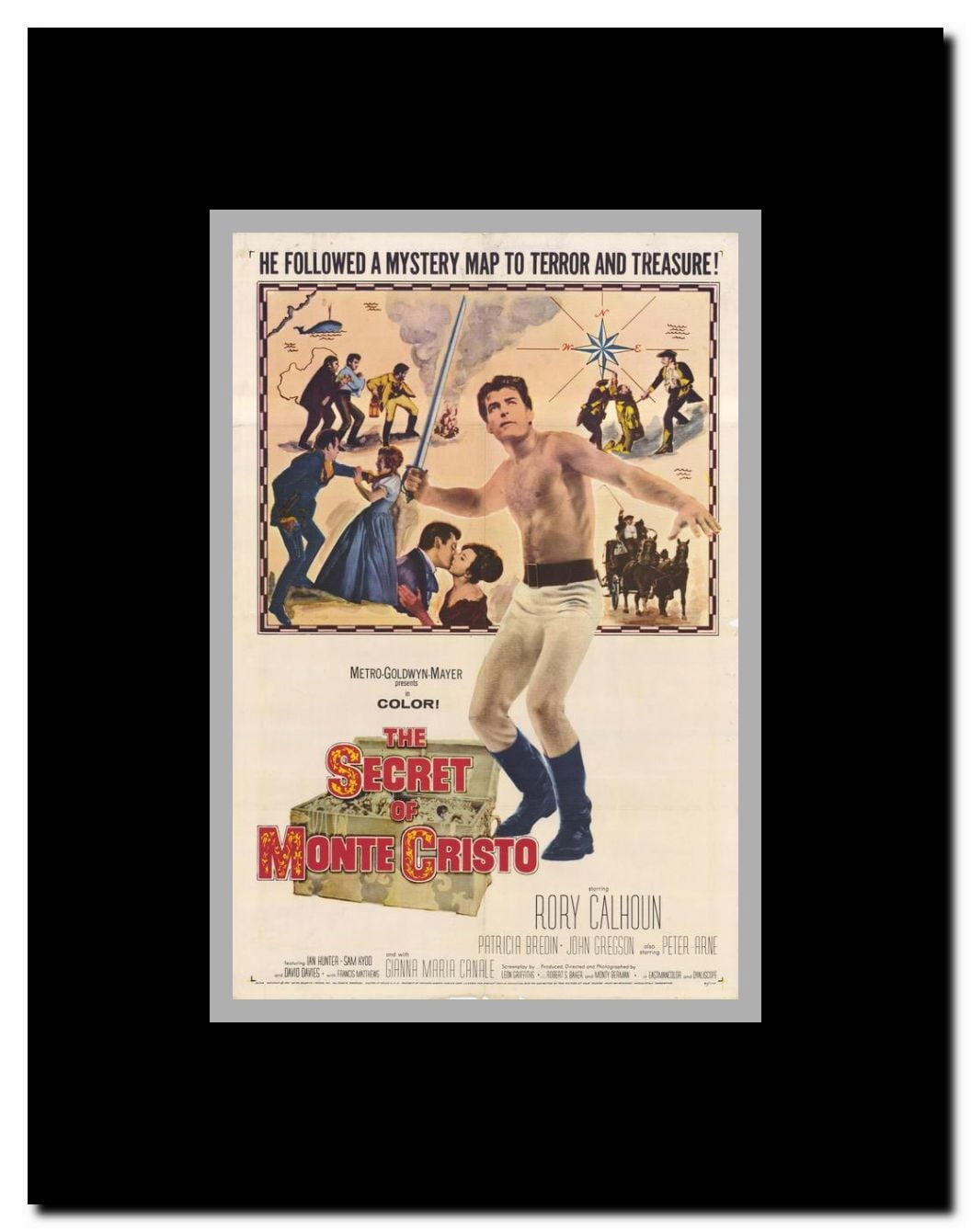 The Secret of Monte Cristo Framed Movie Poster