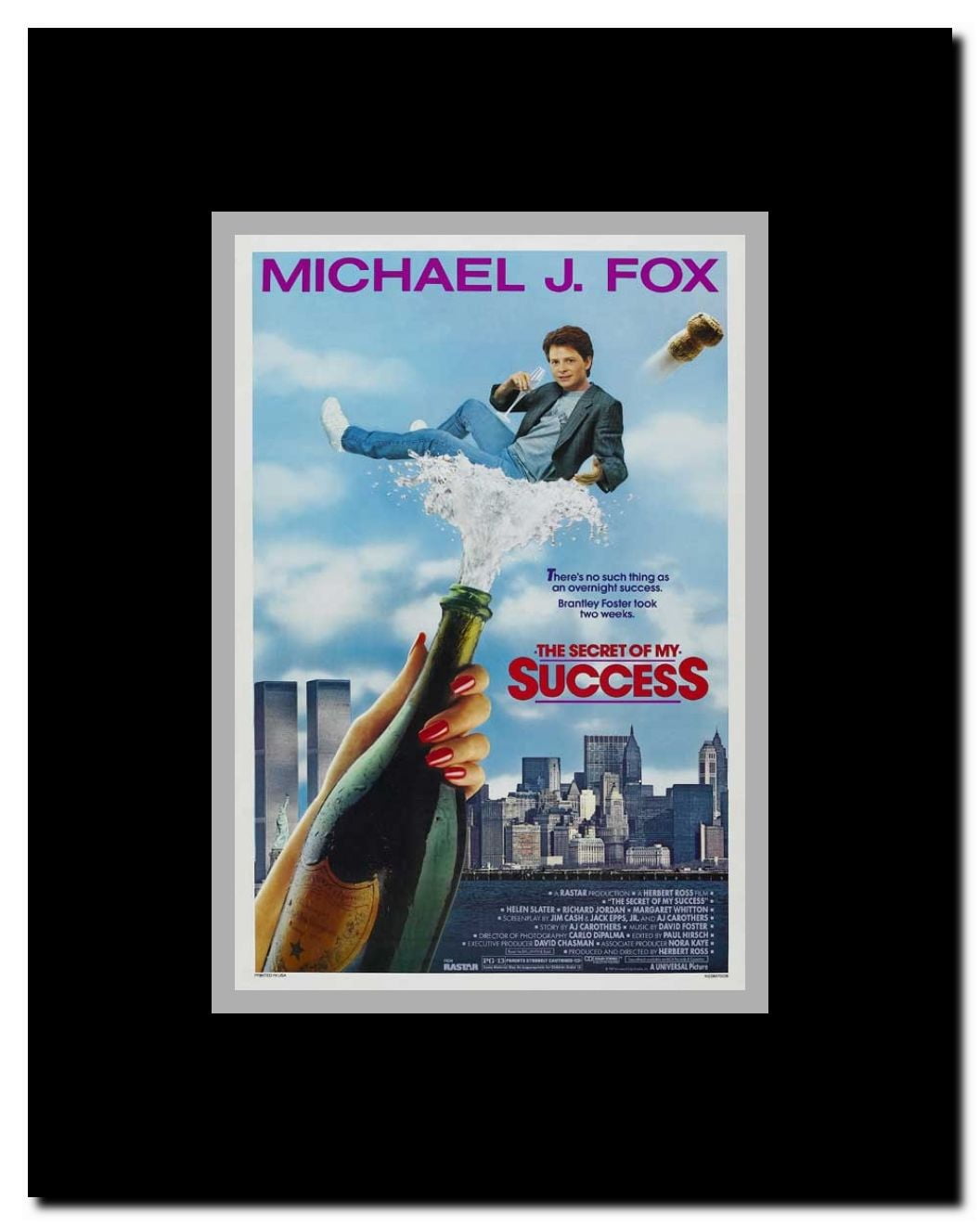 The Secret of My Success Framed Movie Poster
