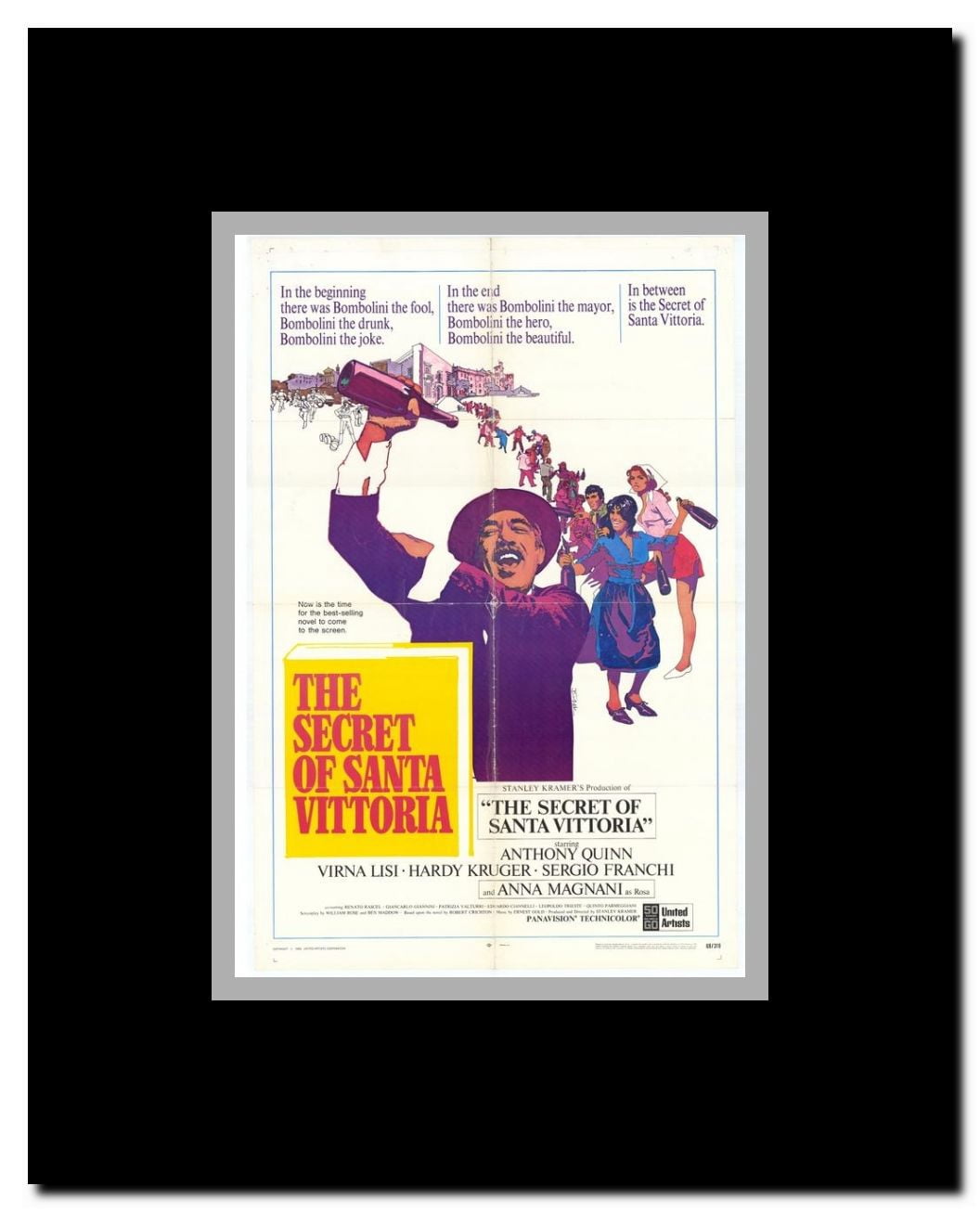 The Secret of Santa Vittoria Framed Movie Poster