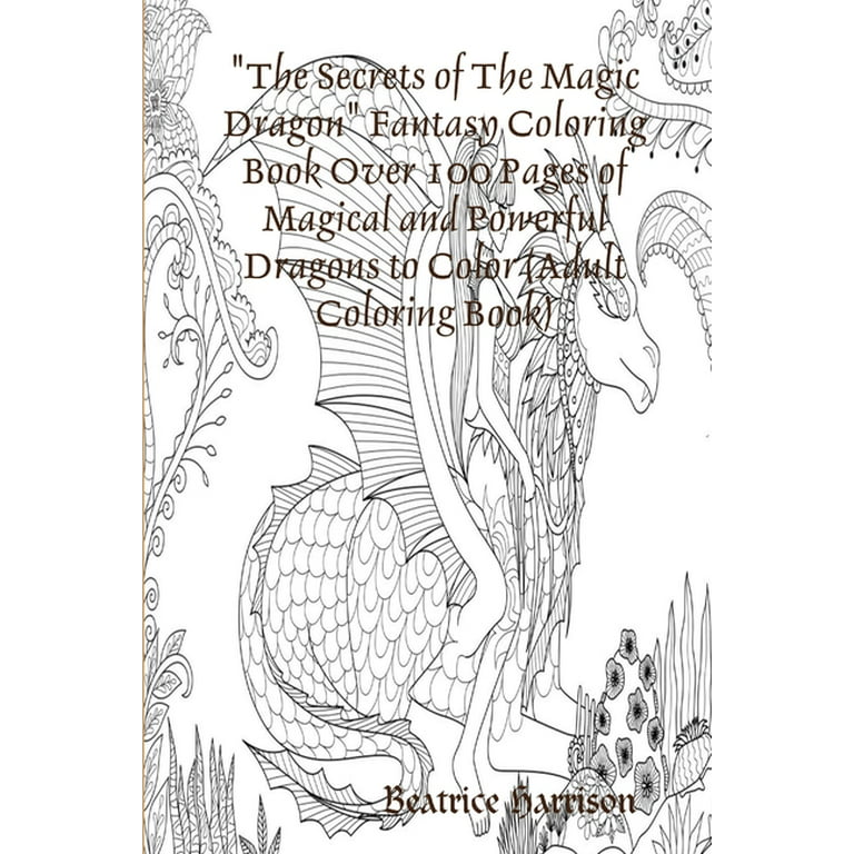 Coloring Books For Boys: Dragons : Advanced Coloring Pages for